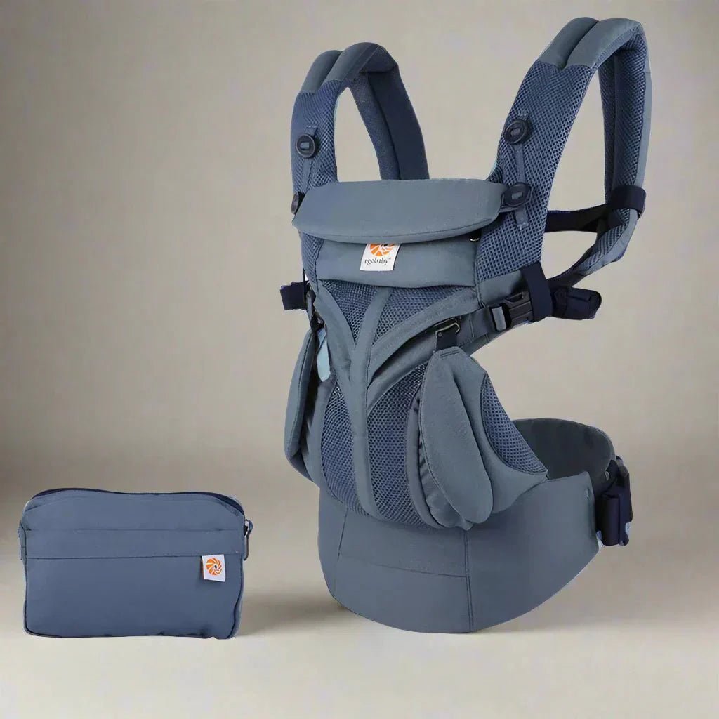 Porte Bébé - BreathBabyBag™ - Bleu Marine - Merveilles des bébés