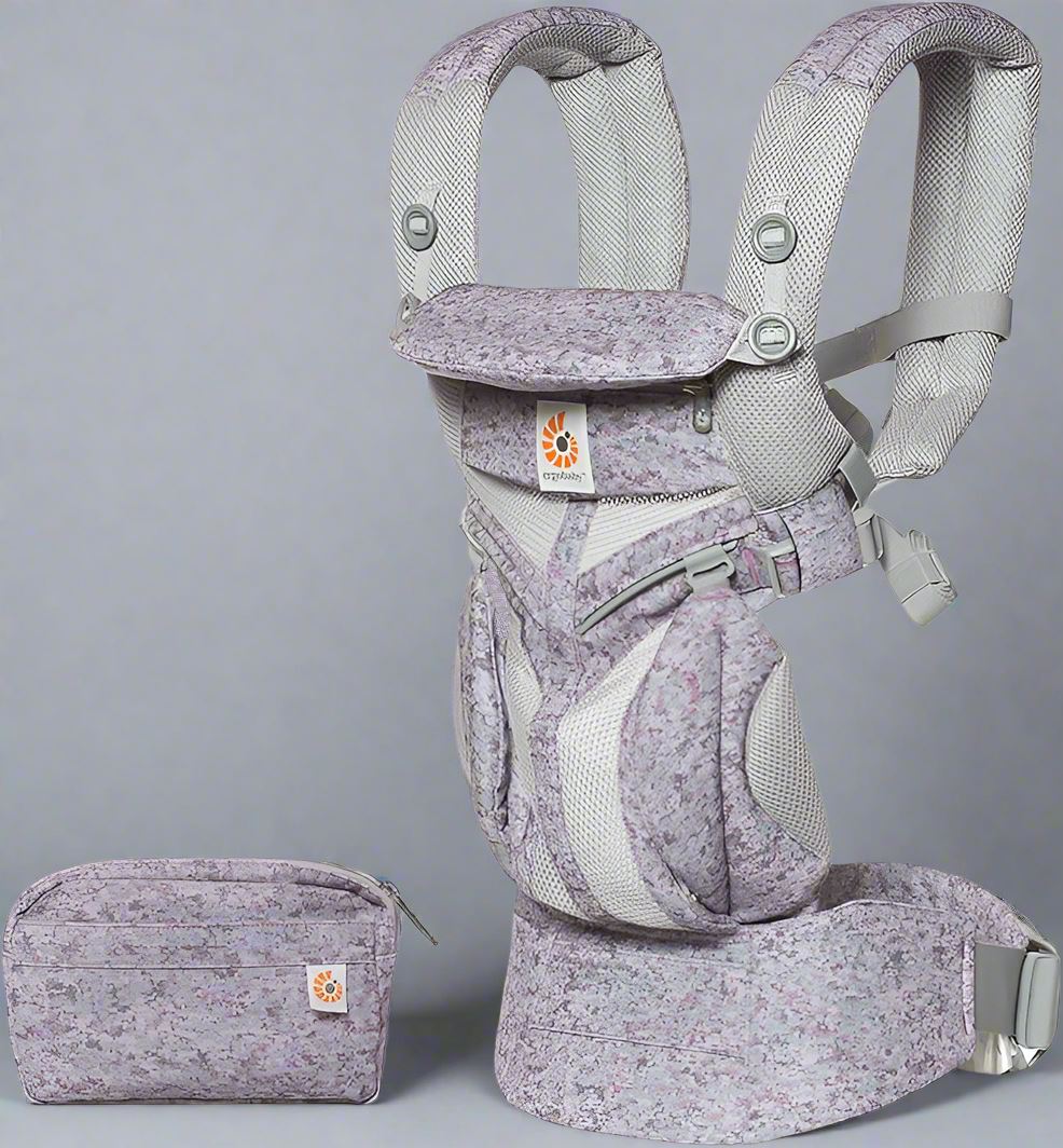 Porte Bébé - BreathBabyBag™ - Mauve Lavande - Merveilles des bébés