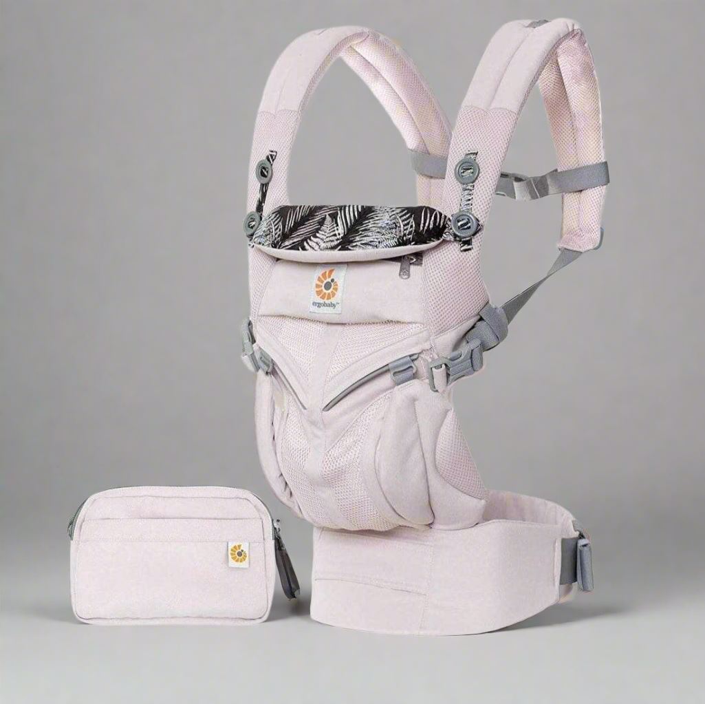 Porte Bébé - BreathBabyBag™ - Rose Maille - Merveilles des bébés