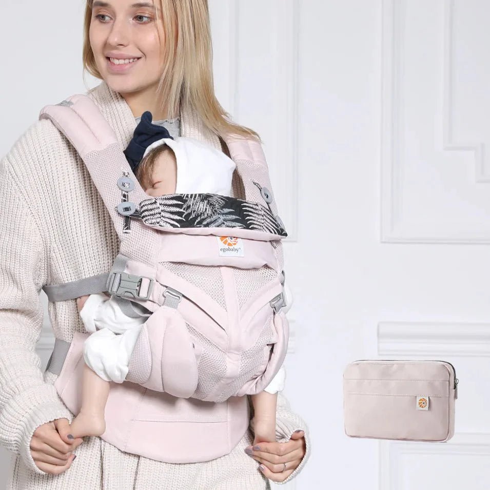 Porte Bébé - BreathBabyBag™ - Rose Maille - Merveilles des bébés