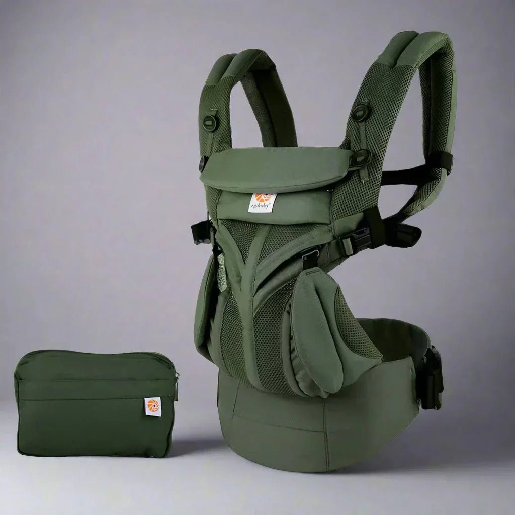 Porte Bébé - BreathBabyBag™ - Vert Olive - Merveilles des bébés